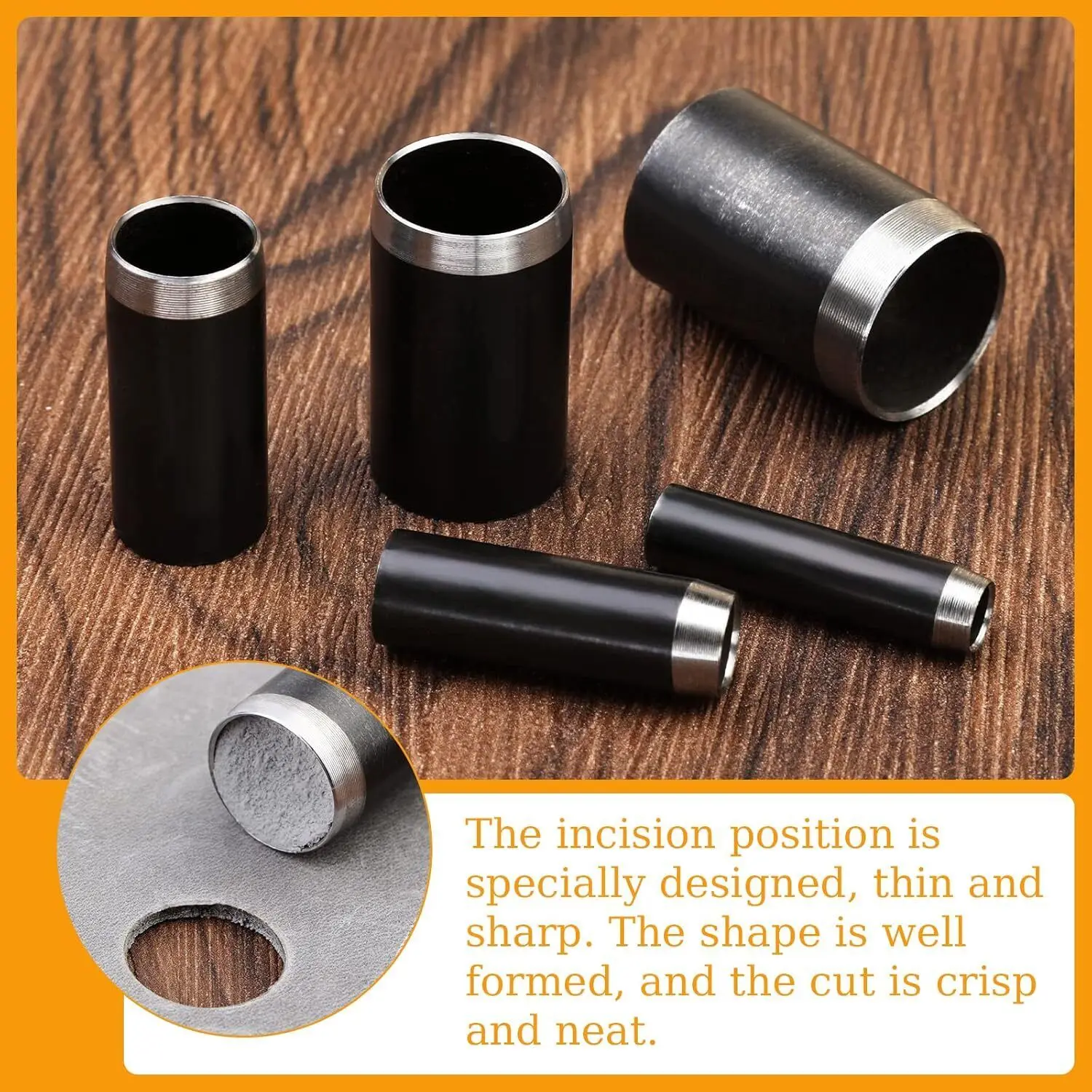 15Pcs Leather Circle Cutter To - Leatherwork Rings 评论和价格