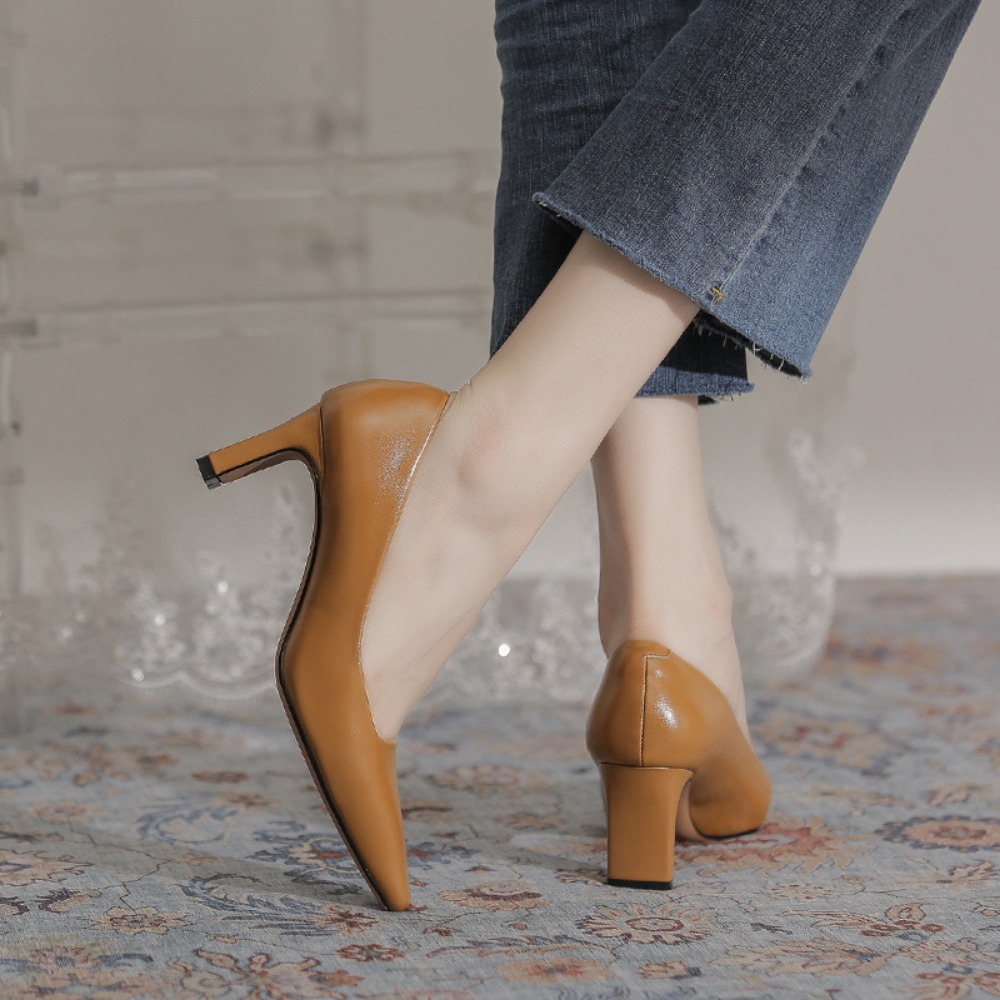 High Heels Women's New Profess - Leather Work Women Shoes 评论和价格