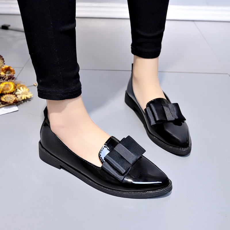 Black/ Wine Red Patent Leather - Leather Work Heels 评论和价格