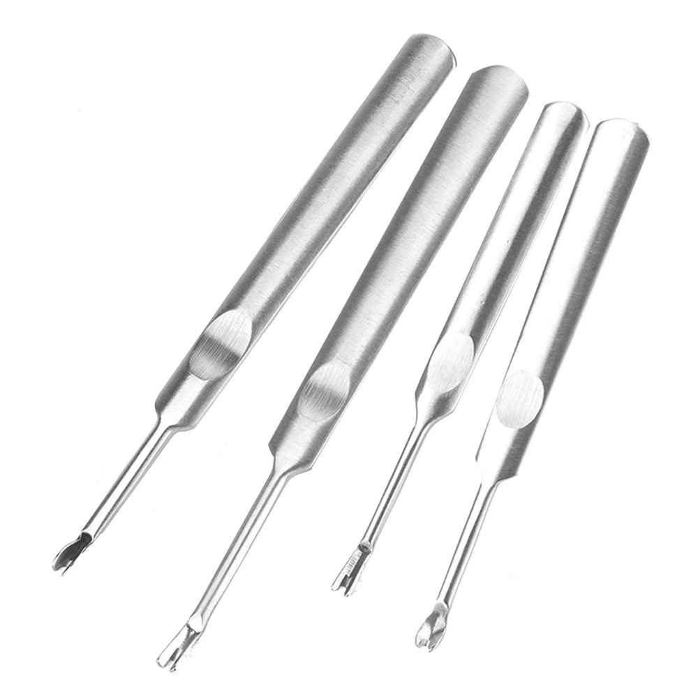 4pcs Stainless Steel Leather G - Leatherwork Edge Beveler 评论和价格