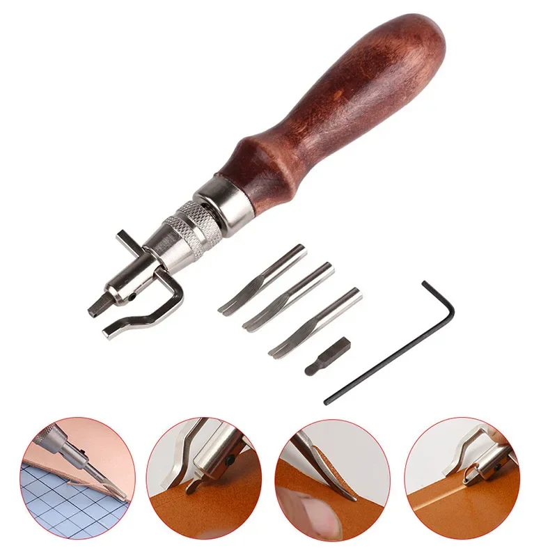 7 in 1 Pro Adjustable Leather  - Leatherwork Edge Beveler 评论和价格