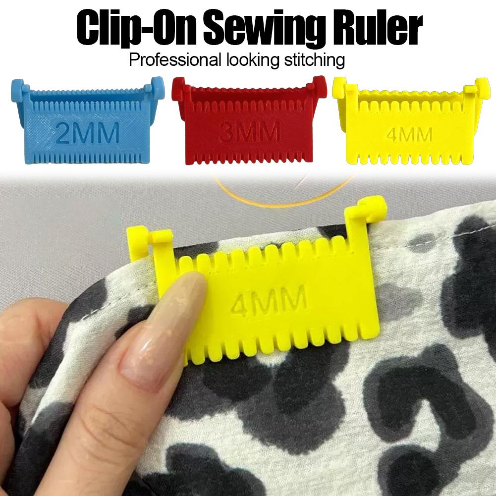 Clip-On Sewing Ruler 2/3/4MM S - Leatherwork Ruler 评论和价格