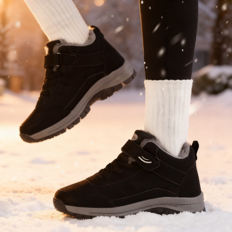 Winter Boots for Women Casual  - Leather Work Women Shoes 评论和价格