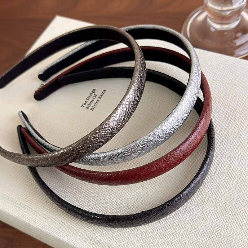 Vintage Red Leather Thin Headb - Leatherwork Rings 评论和价格