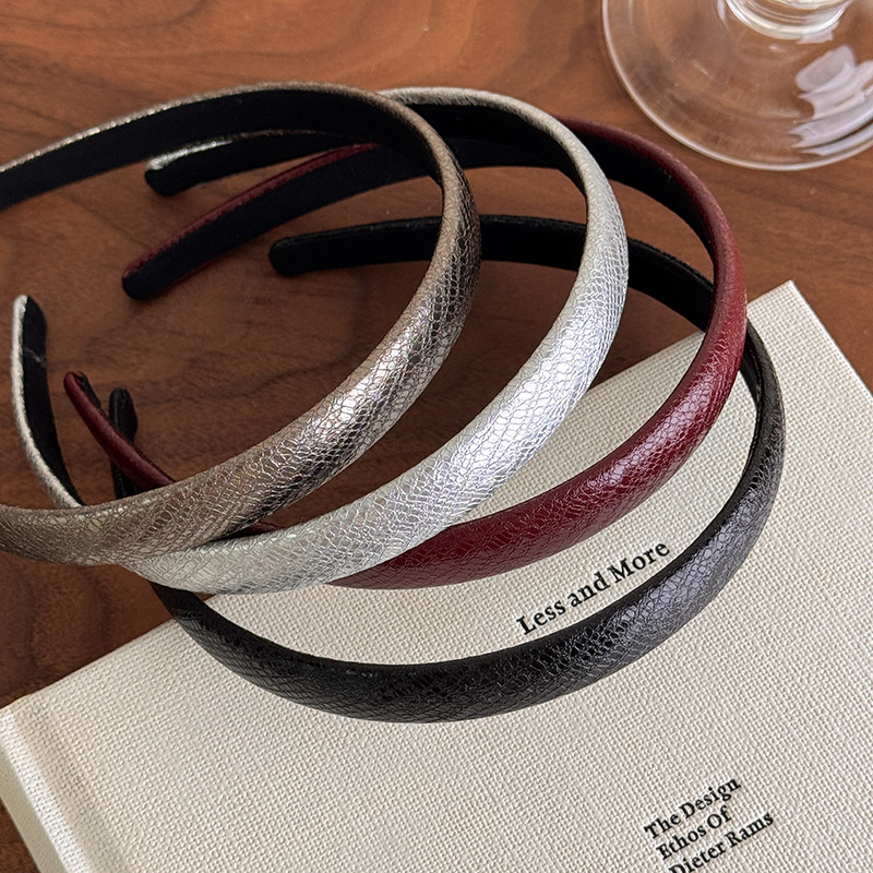 Vintage Red Leather Thin Headb - Leatherwork Rings 评论和价格