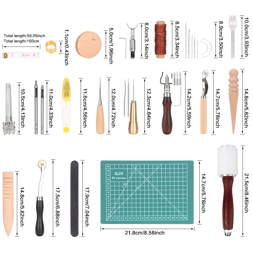 Leather Working Kit Craft Tool - Leatherwork Craft 评论和价格