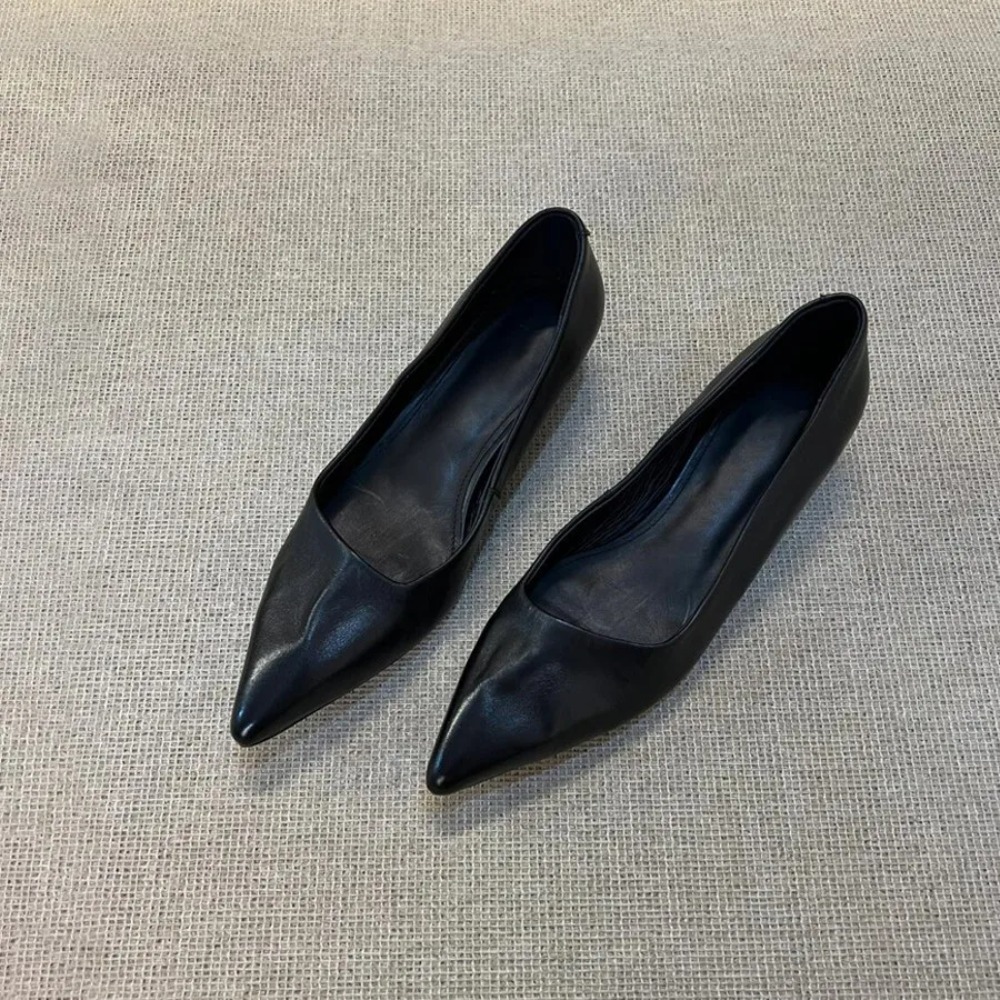 Low-Heel Leather Mary Janes Wo - Leather Work Heels 评论和价格