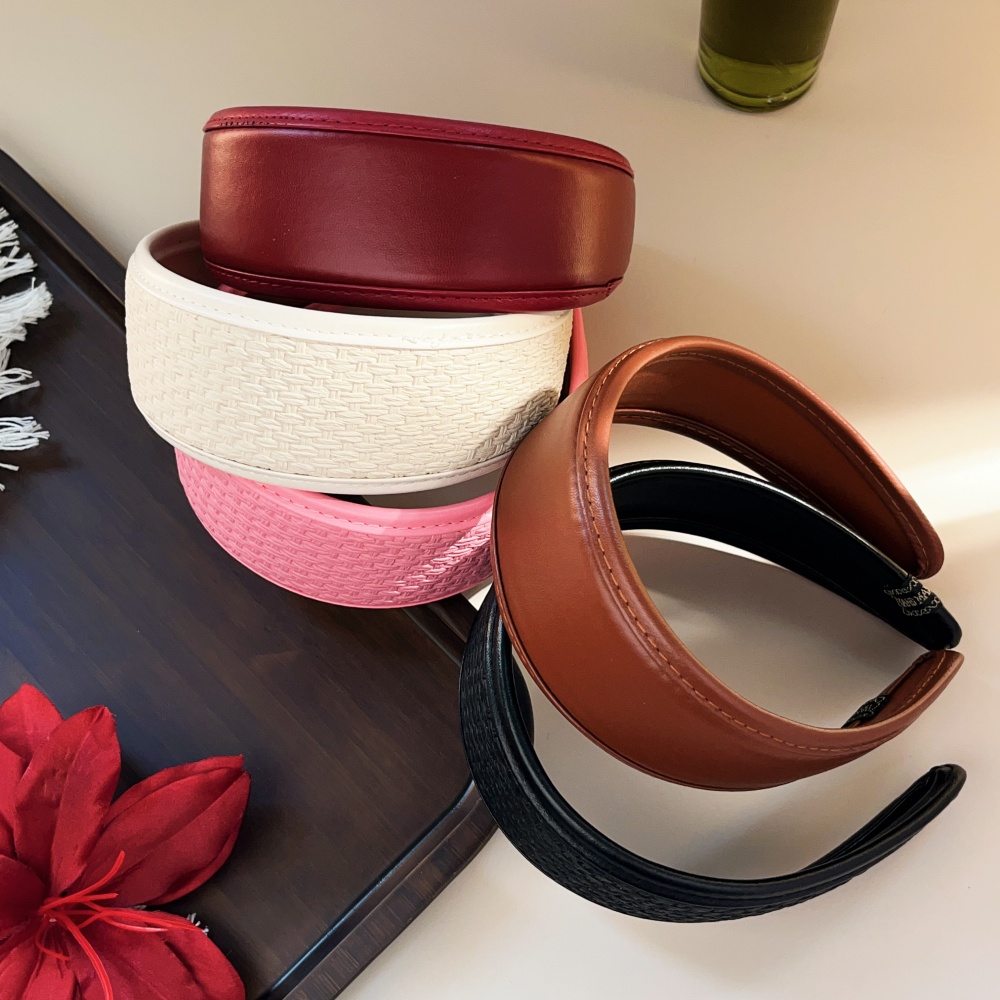 New 2025 Retro PU Leather Hair - Leatherwork Rings 评论和价格