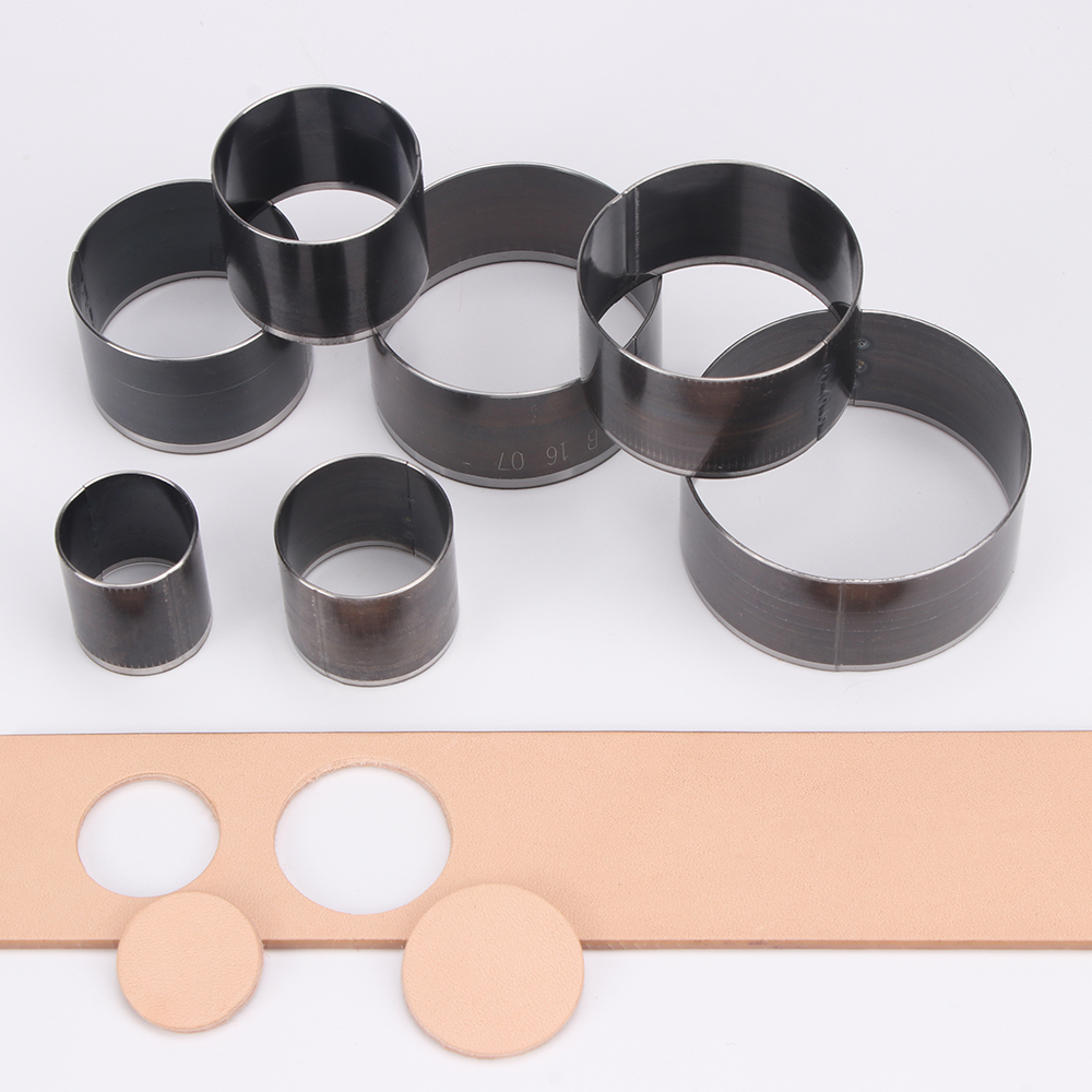7pc/set Leather Round Punching - Leatherwork Rings 评论和价格