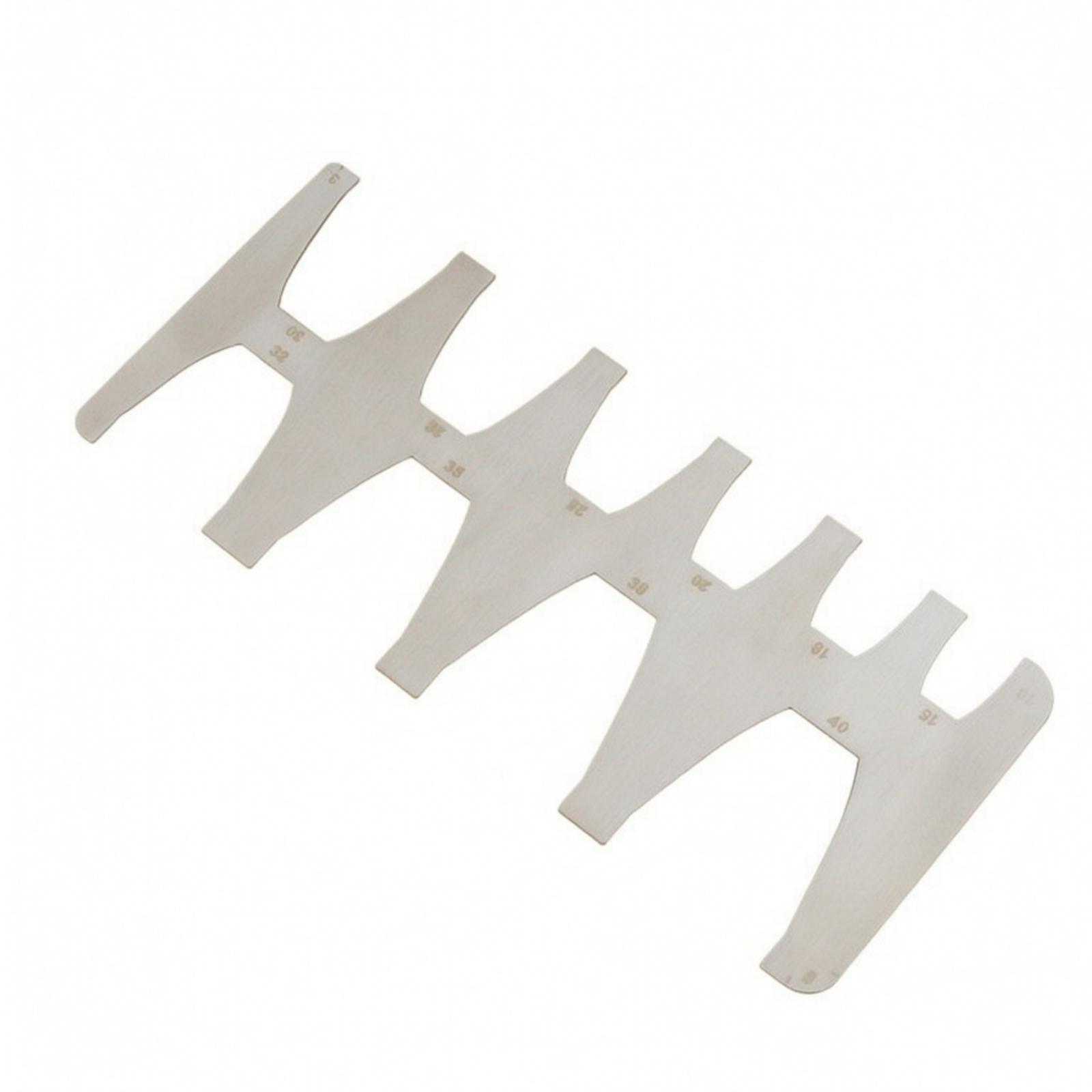Belt-End Template Ruler 1.2 Mm - Leatherwork Ruler 评论和价格