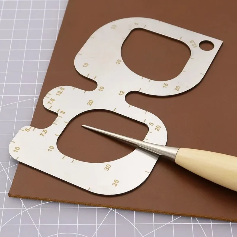 R Positioning Ruler Stainless  - Leatherwork Ruler 评论和价格