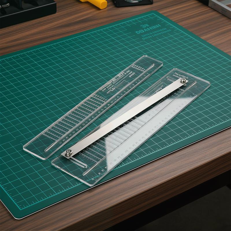 Bow Maker's Flat Leather Ruler - Leatherwork Ruler 评论和价格
