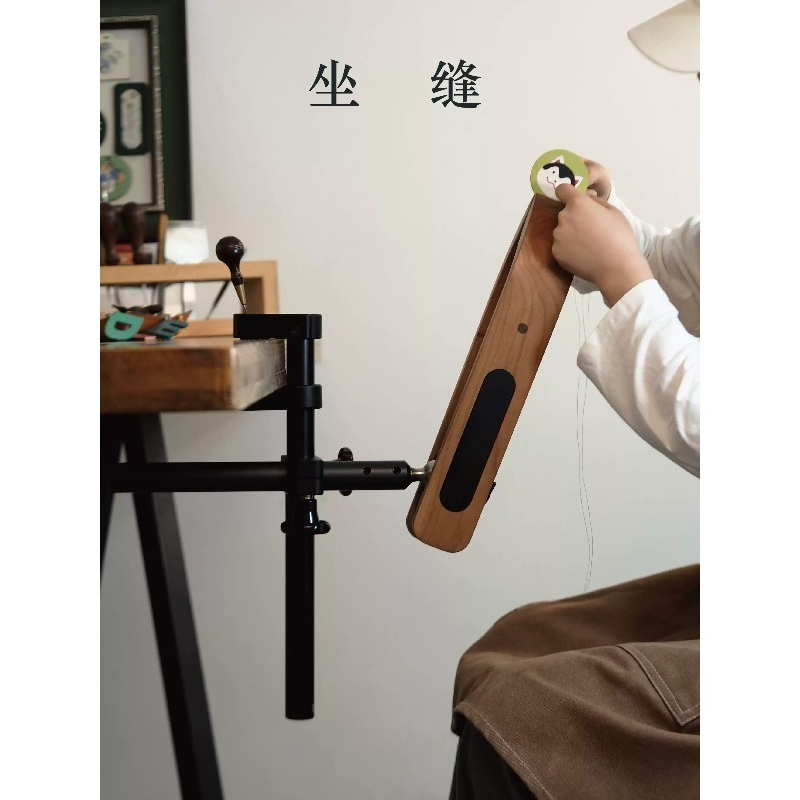 Wood Leather Sewing Clamp Stan - Leatherwork Craft 评论和价格