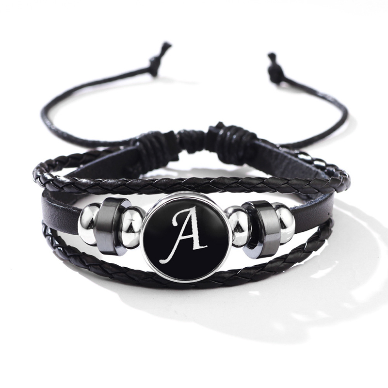 Vintage Black Letter Leather B - Contact Cement Leather 评论和价格