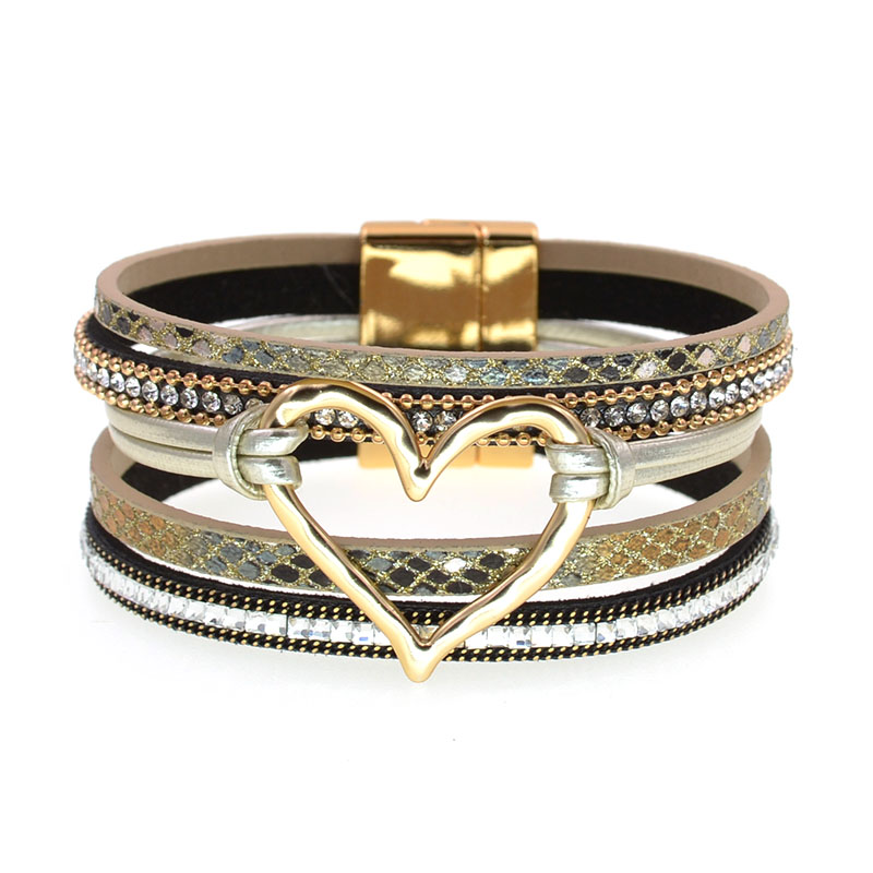 WELLMORE BOHO Leather Bracelet - Contact Cement Leather 评论和价格