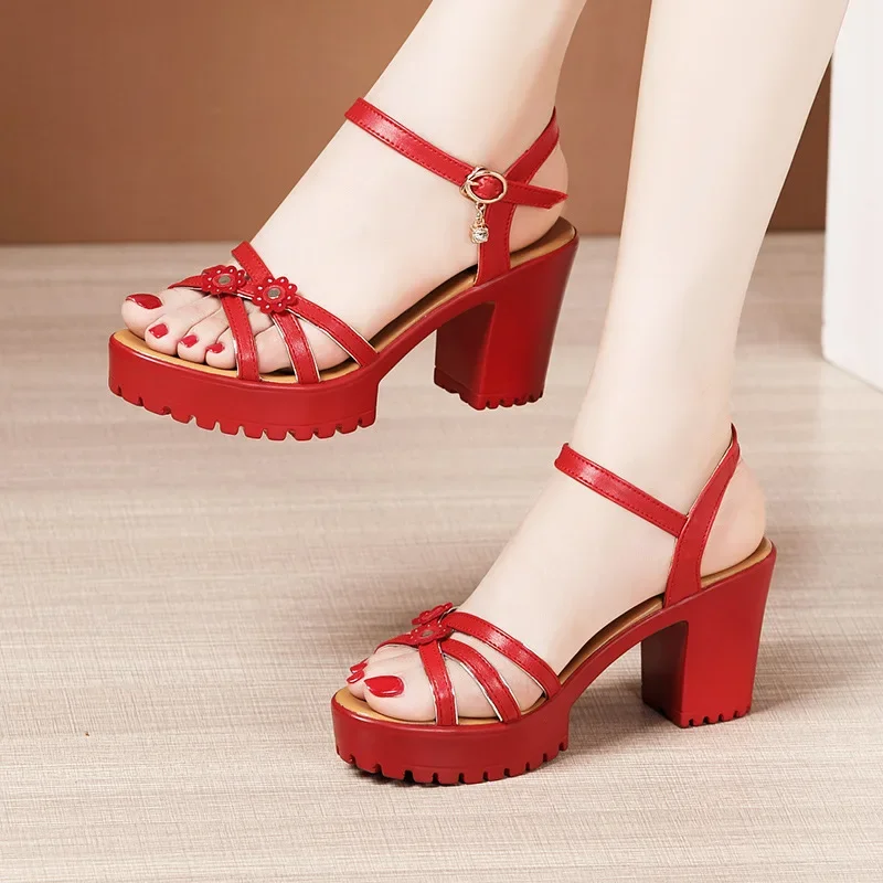 8cm Small Size 32-43 Elegant F - Leather Work Heels 评论和价格