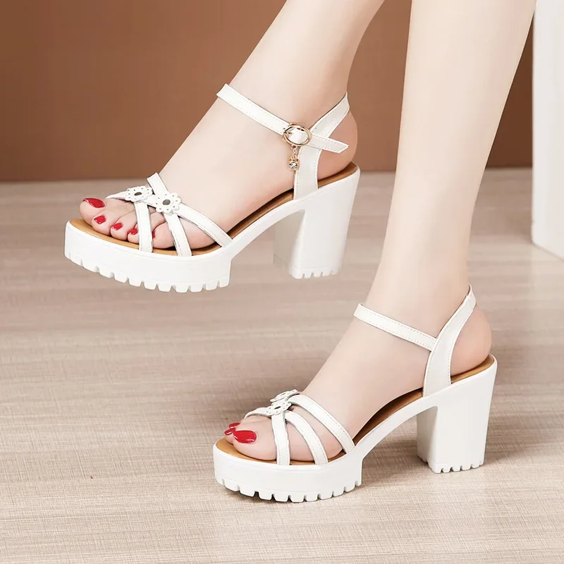 8cm Small Size 32-43 Elegant F - Leather Work Heels 评论和价格