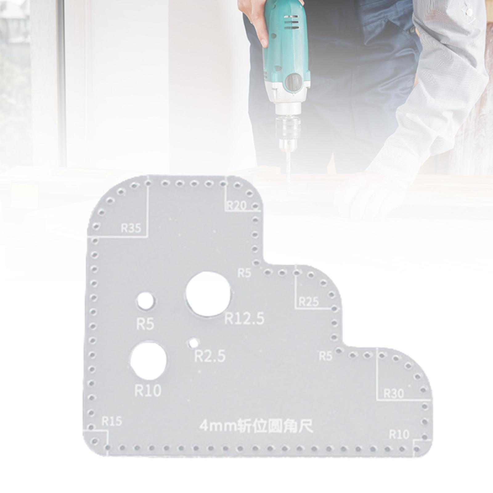 Circle Template Clear Acrylic  - Leatherwork Ruler 评论和价格