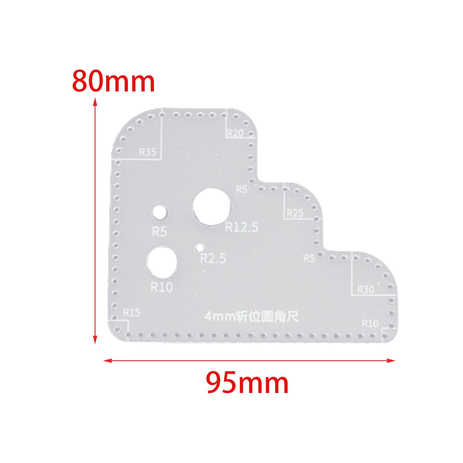 Circle Template Clear Acrylic  - Leatherwork Ruler 评论和价格