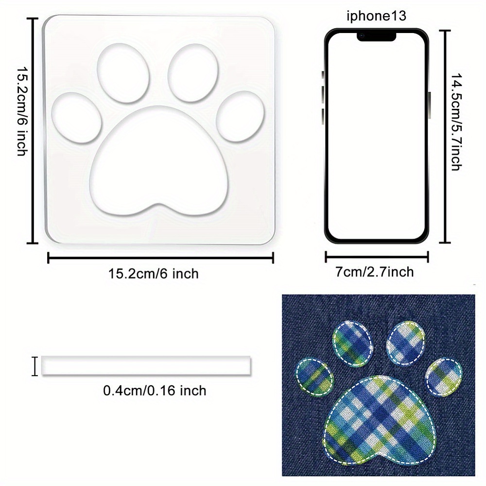 4PCS Acrylic Quilting Template - Leatherwork Ruler 评论和价格