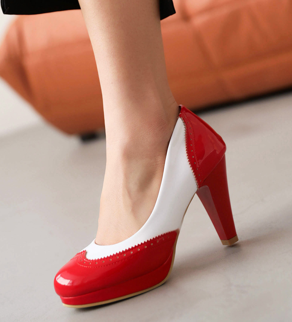 LIHUAMAO patent leather women  - Leather Work Women Shoes 评论和价格